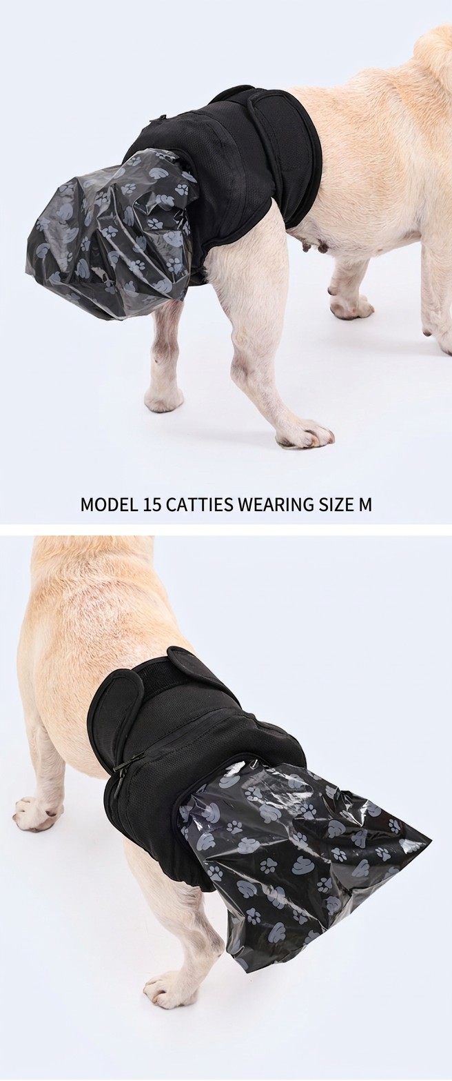 STAYPAW Senior & Disabled Dog Fecal Incontinence Pants with 50 Waste Bags - Detail 8