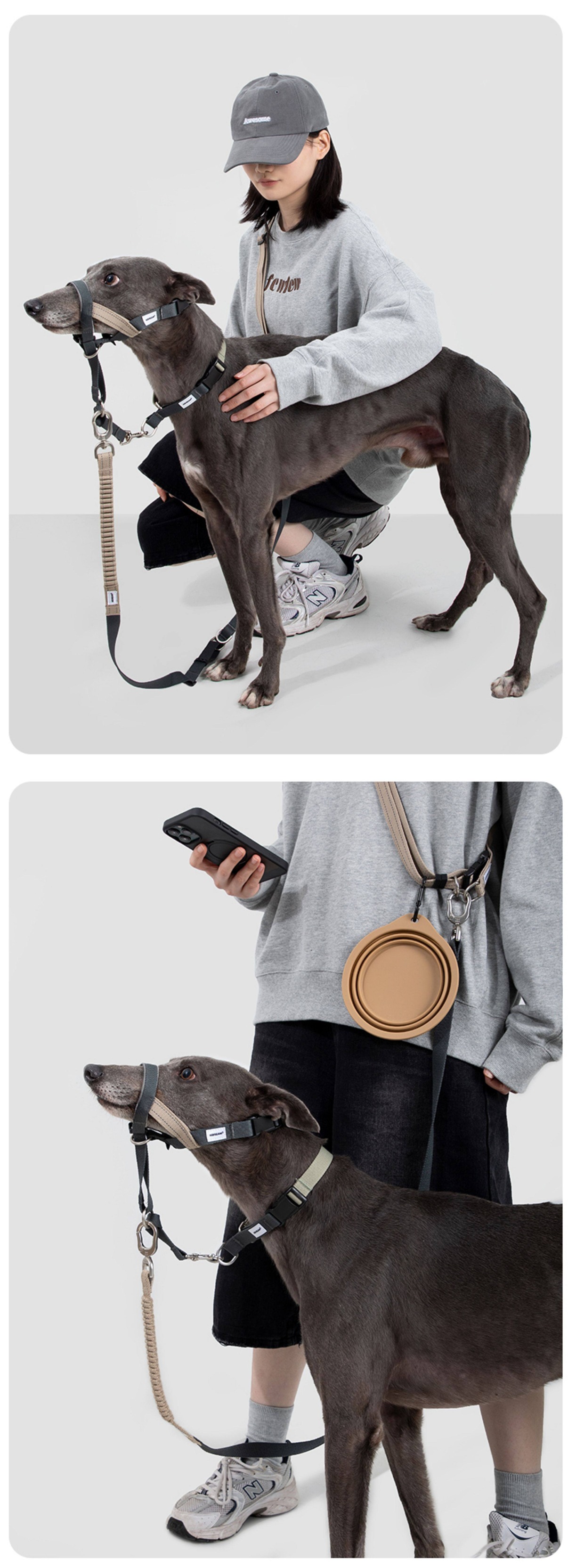 STAYPAW Adjustable Dog Muzzle Loop Anti-Scavenging Bark Control Training Halter - Detail 14