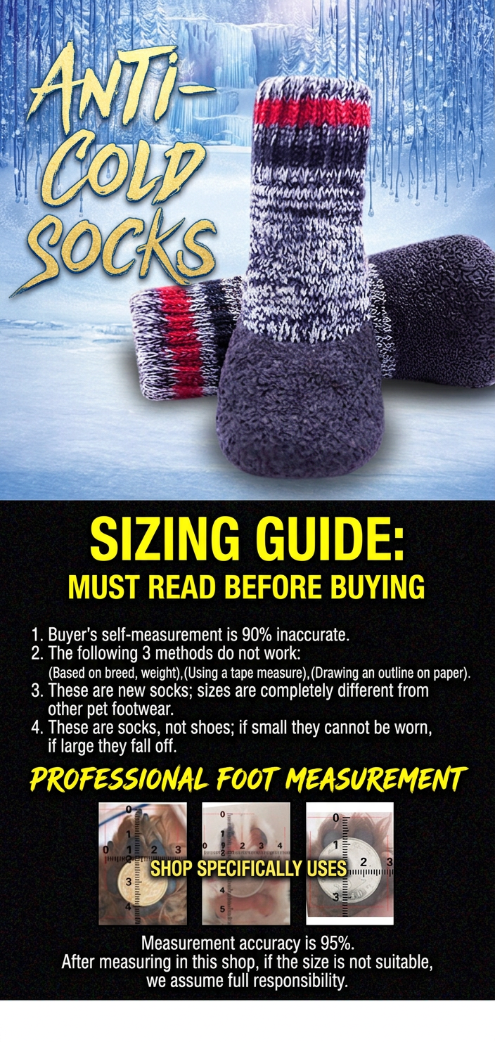 STAYPAW Waterproof Anti-Slip Dog Socks & Outdoor Paw Protection Booties, XS-3XL - Detail 1